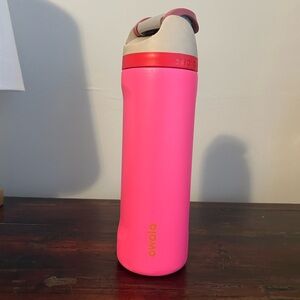 Owala pink, red, and gray FreeSip water bottle. Super cute, great condition